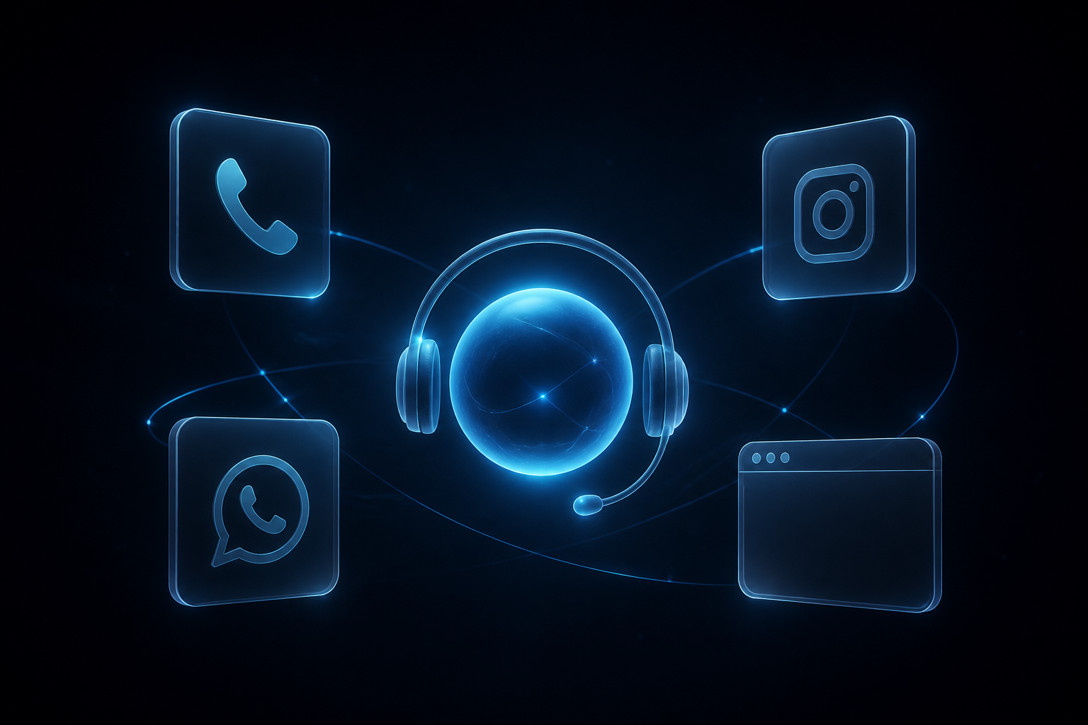 Atlas Pilot — always on across phone, Instagram, WhatsApp, and the web